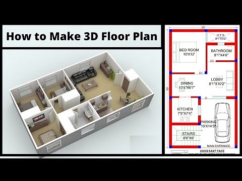 3D Ghar Ka Naksha Kaise Banaye | How to Make 3D House Plan | 3D Floor Plan Online