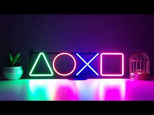 Playstation PS buttons LED Neon Sign #ps4 #ps5 #ps #ps2 #playstation