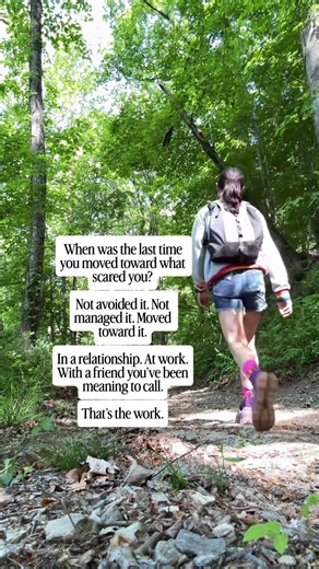 Moving towards what scares you- is trainable- and it’s how to get the life you want