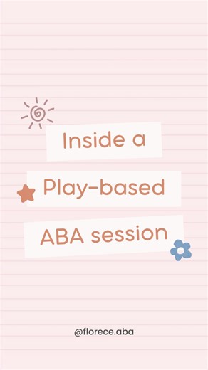 Florece ABA | Inside a play-based ABA session 🎥🧸 This is what a play-based ABA session looks like: connection, guidance, and learning in every moment.... | Instagram