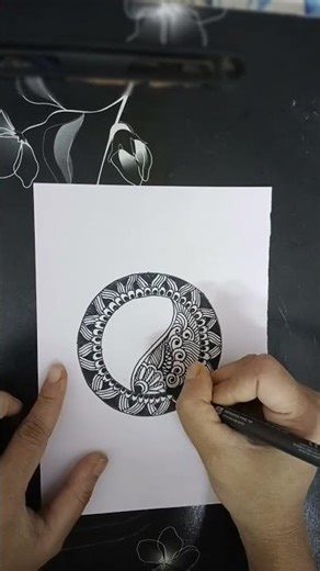 Black pen art🖋