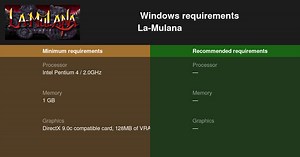 La-Mulana System Requirements — Can I Run La-Mulana on My PC?