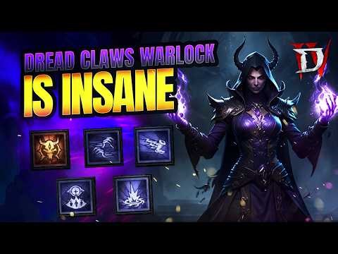 The BEST Warlock Levelling Build (Dread Claws Is S-TIER)! | Diablo 4 Lord of Hatred