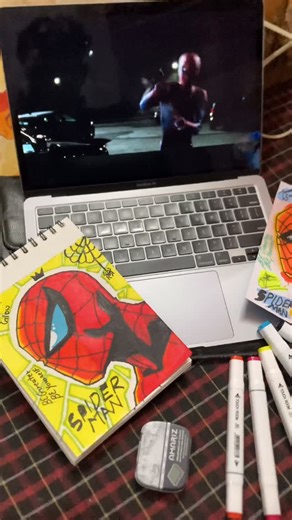 Astrobee_Glow | Spider-Man 🕸️🕷️cool drawing#spiderman #artist #art | Instagram