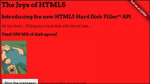 "FillDisk.com" free space will decrease freely just by accessing