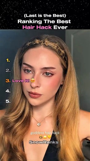 Ranking The Best Hair Styling Hacks Ever 🔥 #shorts #hairstyle #hairtutorial