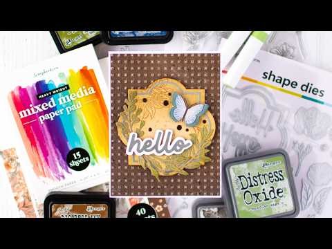Layered Die Cutting & Ink Blending for a Stunning Handmade Card!