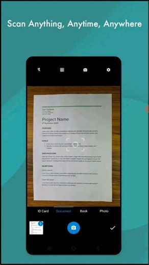 Document scanner app