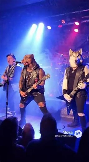Heavy Metal Dog Band Goes INSANE #funny