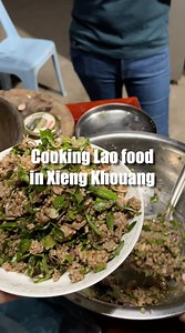 39K views · 2.4K reactions | I had the best time staying at Bed and Breakfast Pukyo Phonsavan Laos because Sakhone showed me how to cook Lao food her way! There was one dish I've never made before and it was so good! #stickyrice #lao #laos #laofood #ລາວ #ອາຫານລາວ #xiengkhouang | Saeng Douangdara | Facebook