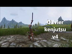 【Skyrim LE SE】Olivier kenjutsu v4【mod】【モーション】