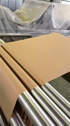 Kushion Kraft roll to sheet cutting and embossing machine #cutting #embossing #packaging