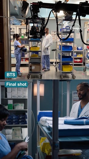 From set to screen.🎥 Grey's Anatomy season 22 now streaming on Disney . New episode every Friday. | Disney