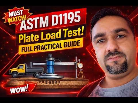 27 Lecture: Soil Bearing Capacity Field Test ASTM D1195 Complete Practical Guide