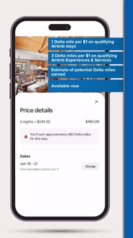 Delta and Airbnb team up for travel rewards