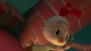 Watch 'The sky is falling!The sky is falling! It was just an acorn.A little acorn! I can't tell...' | Chicken Little Clip