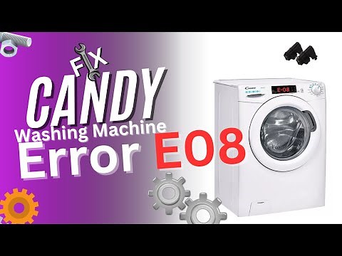 How to Fix Candy error E08 | Washing machine