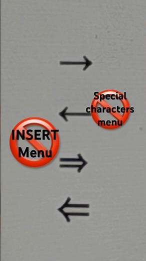 How to type arrows on Mac - No insert menu
