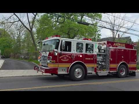 Merion Fire Company of Ardmore Fire Alarm Response 4-22-26