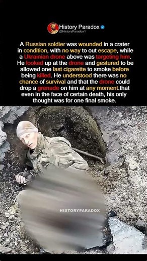 Russian Soldier Chose A Cigarette Over Life #war #usa #ukraine #russia