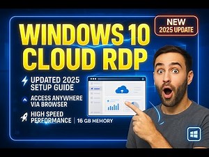 Free Windows 10 RDP 🔥 16GB RAM + Sound Enabled ⚡ | EnigMano 2025 - ShahzaibYT