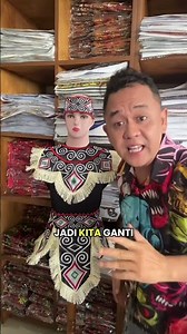 Kostum baju adat tari Papua bordir #papua #karnaval