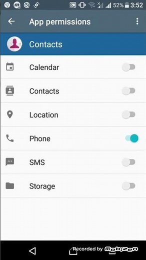 ✅ Fix disabled required permission in android contact,image