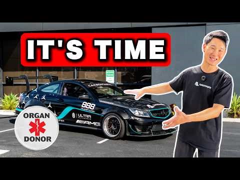Stripping the C63 Race Car for the EVO2 Build (Big Decision)