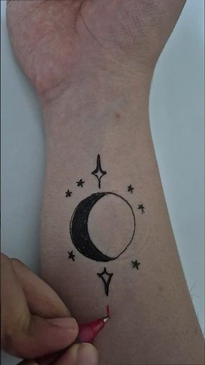 Minimal Moon Tattoo | Simple & Aesthetic Design