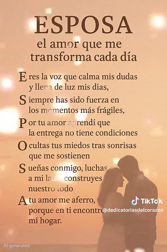 Acróstico de amor para una pareja especial