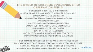 The World of Children: Developing Child Observation Skills