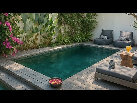 40 PISCINAS para PATIOS PEQUEÑOS que TE VAN A ENCANTAR Y TOMARÁS COMO MODELO