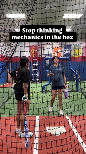 Stop Thinking Mechanics in the Box | Softball Hitting Tip