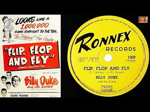 BILLY DUKE And His Dukes - Flip, Flop And Fly (1956) Ronnex Records