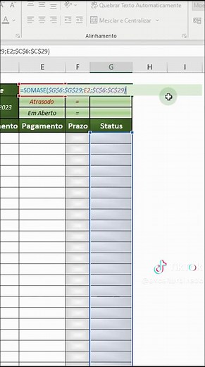 Como criar uma Planilha de Contas a Pagar usando fórmulas condicionais no Excel