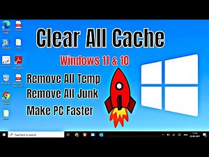 How to Clear ALL CACHE & JUNK From Windows 11 & Windows 10 (Easy Way)