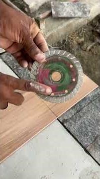 Perfect cut technique using a wall cutting disc #TexasDIY #PreciseCut #SmartSolution