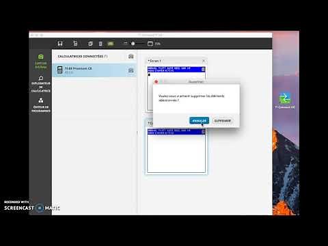 Désactiver le mode examen TI83 avec le logiciel Ti ConnectCE