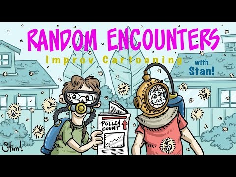 Random Encounters: Improv Cartooning (Episode 149)