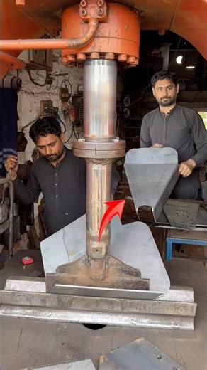 Hydraulic Press Bending Harrow Disc Hinges | Smart Idea 💡.! #metalbending