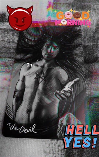 The Devil card appears today indicating the need to tread carefully today as temptation may be lurking around every corner 👺 ✨ | Jo Jo's Tarot