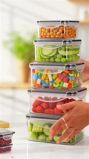 Organizad tu cocina con 12 envases BPA libres