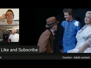 'Sinderella - pissed' comedy panto reaction