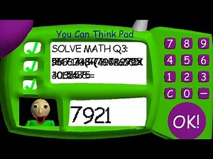 Baldi's Basics Classic: Part_1 Full Gameplay - ALL ANSWERS ARE CORRECT!