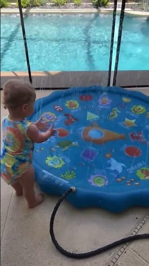 3-in-1 Splash Pad for Toddlers: Sprinkler, Wading Pool, and Play Mat #splashpad