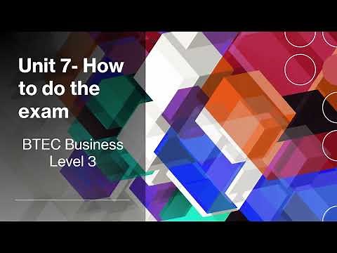 Unit 7 - How to do the exam + Tips! | BTEC Business Level 3