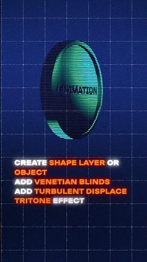 Hologram Effect in After Effects #tutorial #hologram #aftereffects #motiondesign