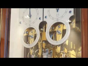 Double pendulum clock by Antide Janvier (ca 1780) at the F.P. Journe Manufacture, August 28, 2020