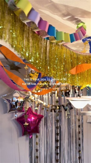 Throw a 13 Going on 30 Themed Slumber Party