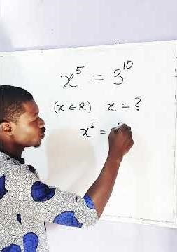 If x is a Real Number, find x. #maths #exam